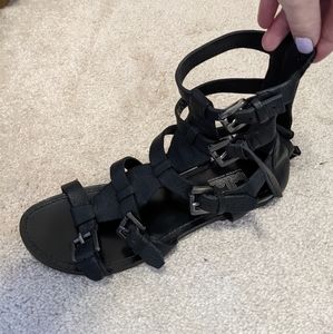 Belle Sigerson Morrison black gladiator sandals 7.5